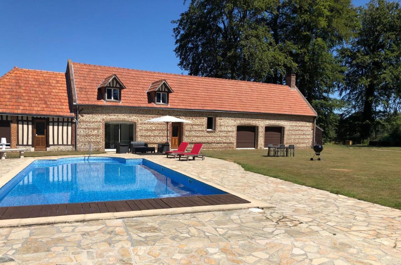 Clos Celeste - Campagne D Etretat Avec Piscine Et Spa (Adults Only) Ecrainville Exterior photo