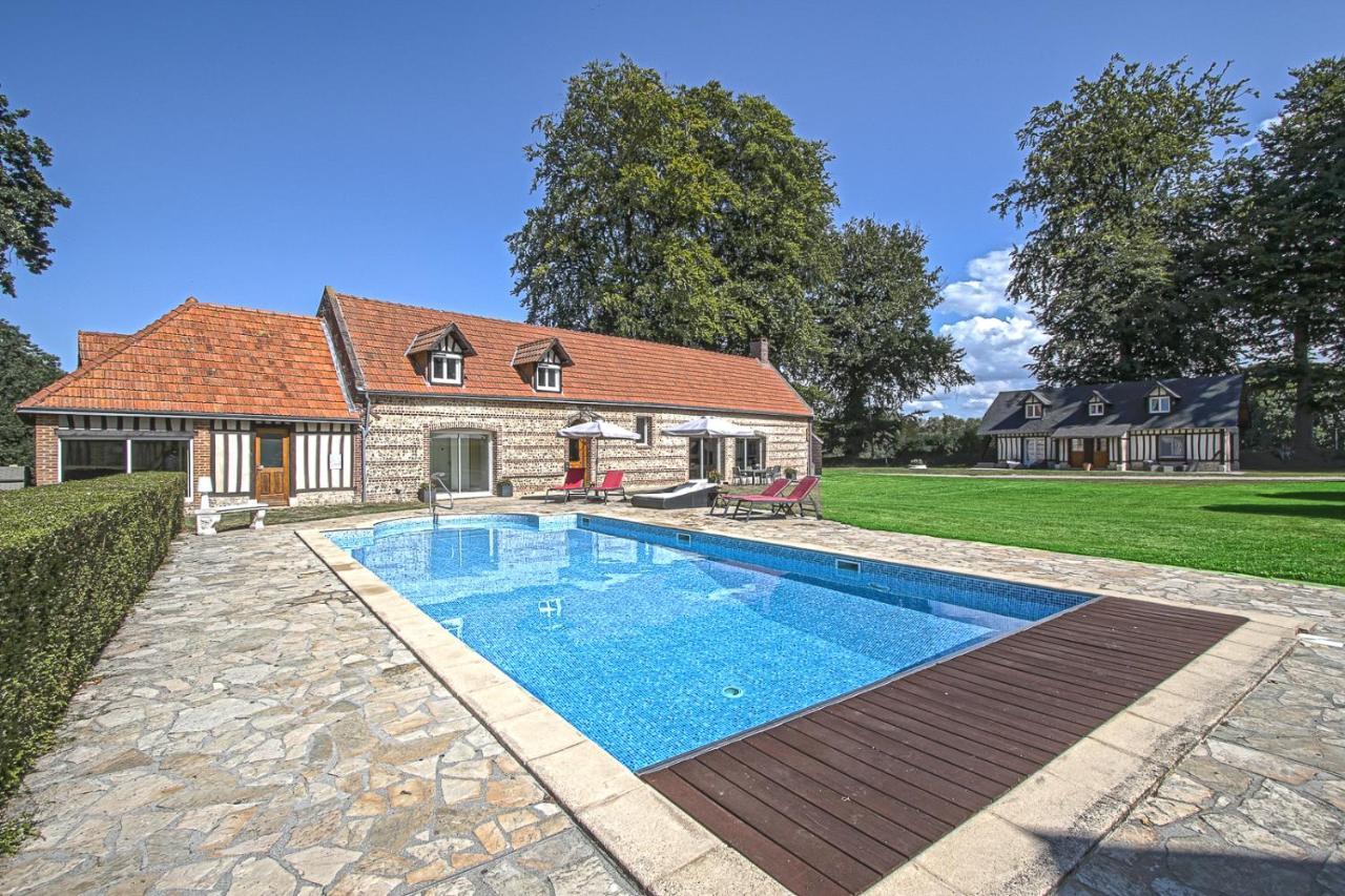 Clos Celeste - Campagne D Etretat Avec Piscine Et Spa (Adults Only) Ecrainville Exterior photo