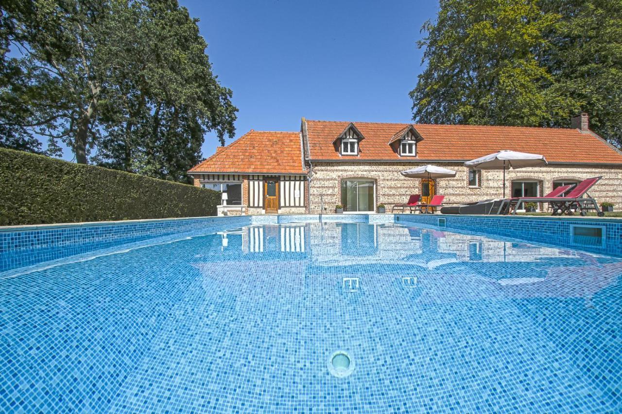 Clos Celeste - Campagne D Etretat Avec Piscine Et Spa (Adults Only) Ecrainville Exterior photo