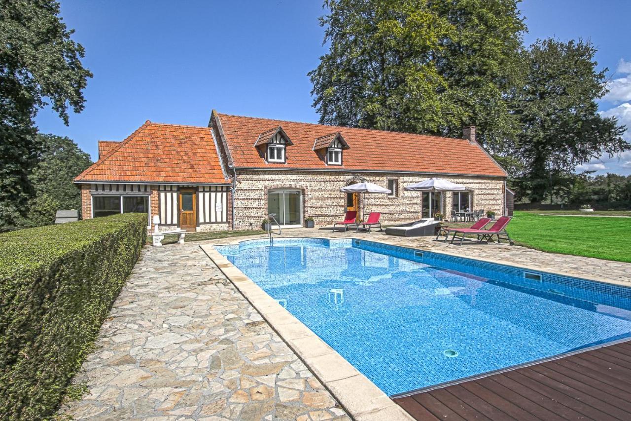 Clos Celeste - Campagne D Etretat Avec Piscine Et Spa (Adults Only) Ecrainville Exterior photo